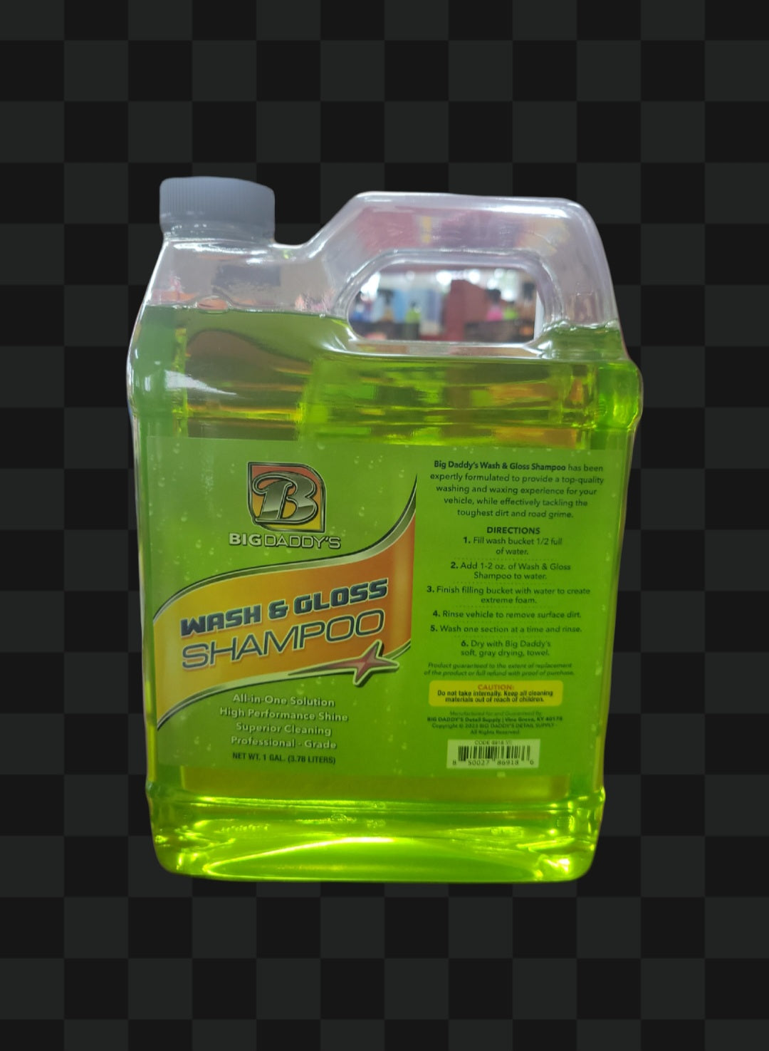 WASH & GLOSS SHAMPOO  1 GALLON